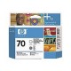 Cartus cerneala HP 70 Gloss Enhancer and Gray Printhead - C9410A